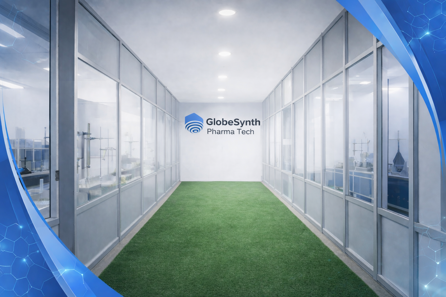 Laboratory backdrop — capabilities overview